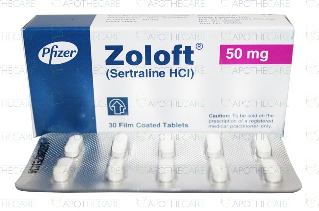 Zoloft Tab 50mg 30's