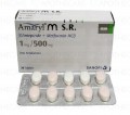 Amaryl M SR Tab 1mg/500mg 3x10's