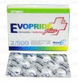 Evopride Plus Tab 2mg/500mg 30's