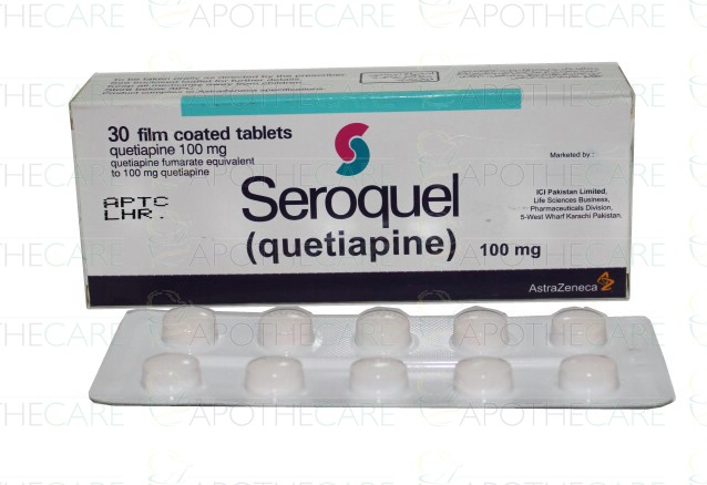 Seroquel Tab 100mg 30's