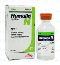 Humulin-N Inj 100iu/ml 1Vialx10ml