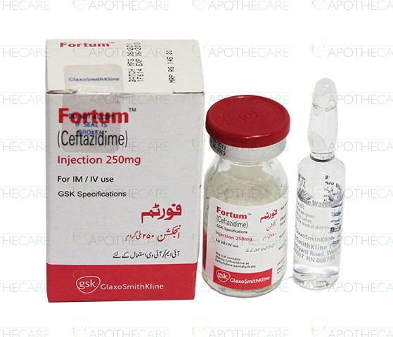 Fortum Inj 250mg 1Vial