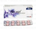 Recept Tab 3mg 10's