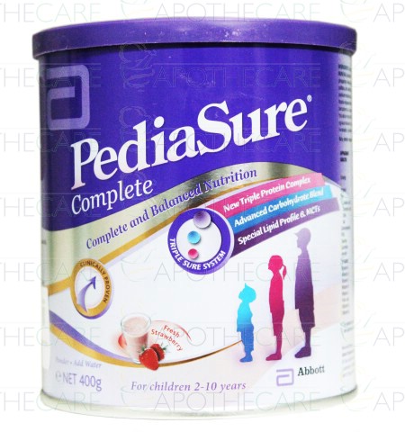 400g pediasure powder strawberry milk sure pedia