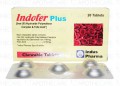 Indofer Plus Tab 100mg/0.35mg 20's