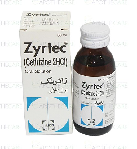 Zyrtec Syp 5mg/5ml 60ml