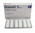 Daonil Tab 5mg 2x30's