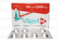 Vilget-M Tab  50mg/1000mg 14's 40 Packs
