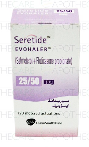 Seretide MDI Inh 25mcg/50mcg 1's