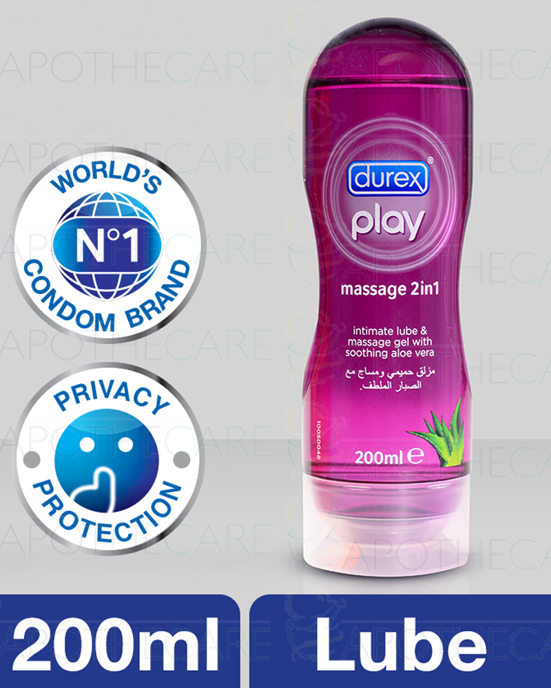 Durex Play Lube 2 In1 Purple 200ml 5904