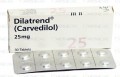 Dilatrend Tab 25mg 30's