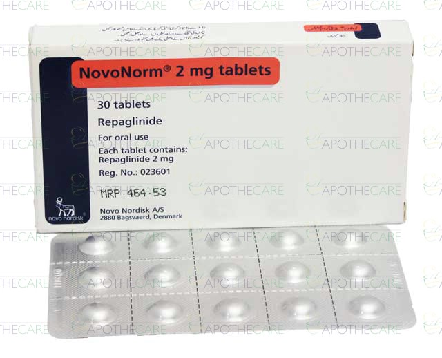 Novonorm Tab 2mg 30's