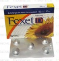 Fexet-D Tab 60mg/120mg 10's