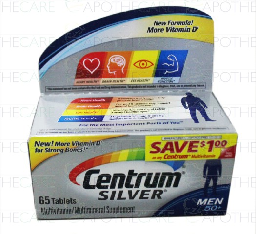 Centrum Silver (Men 50+) Tab 65's