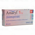 Amaryl Tab 1mg 2x15's