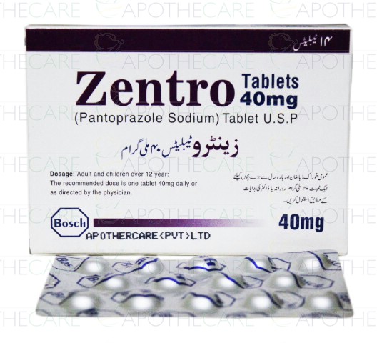 Zentro Tab 40mg 14 S