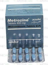 Metrozine Tab 400mg 100's