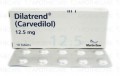 Dilatrend Tab 12.5mg 10's