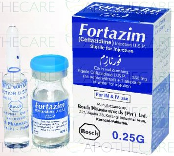 Fortazim Inj 0 25g 1vial