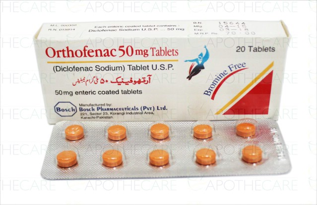 Orthofenac Tab 50mg 2x10 S