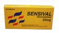 Sensival Tab 25mg 10's