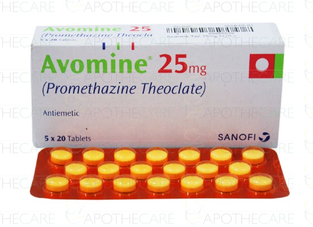 Avomine Tab 25mg 5x20s