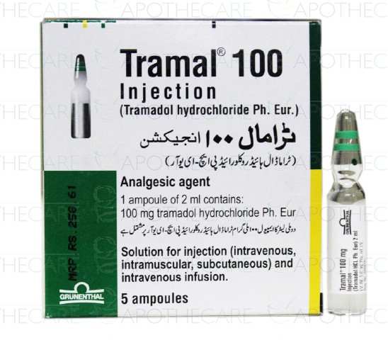Tramadol 100 mg ampoules