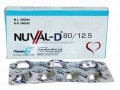 Nuval-D Tab 80mg/12.5mg 2x7's