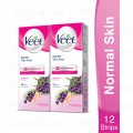 Veet Wax strips Dry- 12's bundle of 2