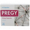 Pregy Cap 25mg 14's