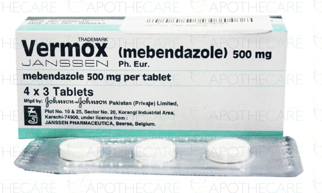 mebendazole 500 mg tablet