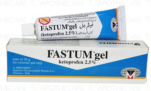 fastum gél 25 mg 1