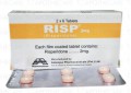 Risp Tab 2mg 2x6's
