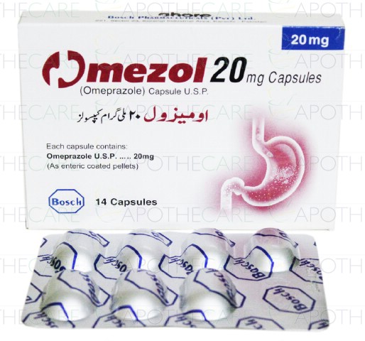 Omezol Cap 20mg 2x7 S