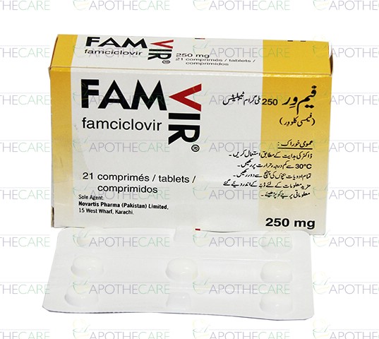 Famvir 250 mg tab