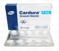 Cardura Tab 4mg 20's